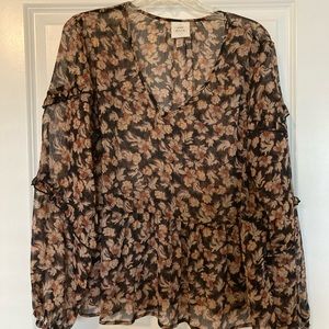 Knox Rose Peplum Shell Shirt